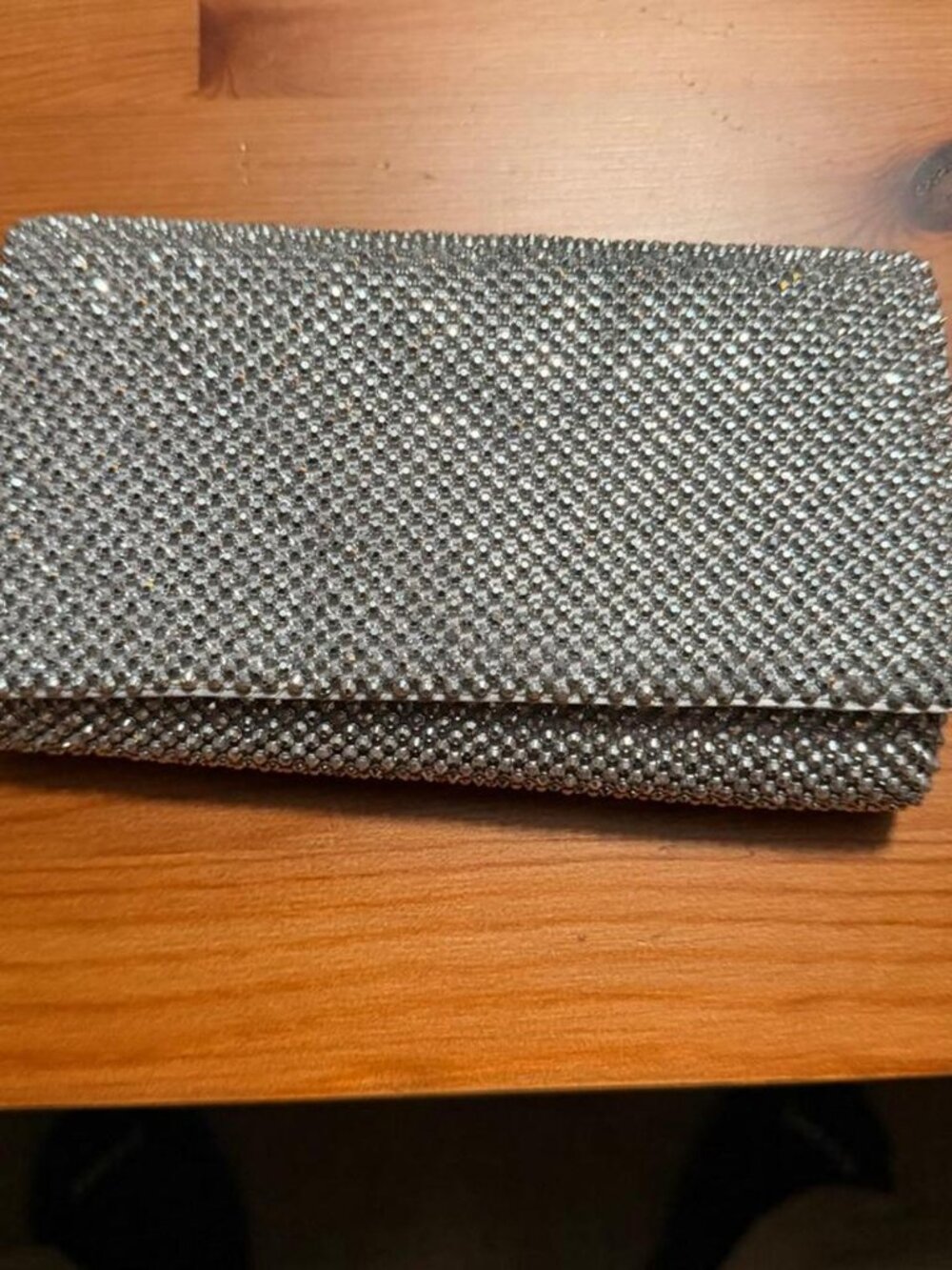 Silver clutch with